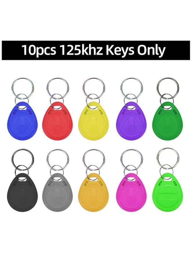 RFID Metal Access Control Keypad Waterproof Rainproof Cover Outdoor Door Opener Electronic Lock System Cover EM4100 Keychains - Image 3