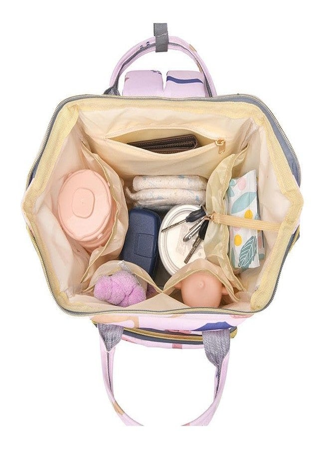 Winnies Diaper Bag Backpack for Moms – Printed Waterproof Maternity Baby Bag with Multiple Pockets | Travel & Hospital Use - Image 4
