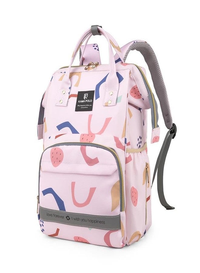 Winnies Diaper Bag Backpack for Moms – Printed Waterproof Maternity Baby Bag with Multiple Pockets | Travel & Hospital Use - Image 1