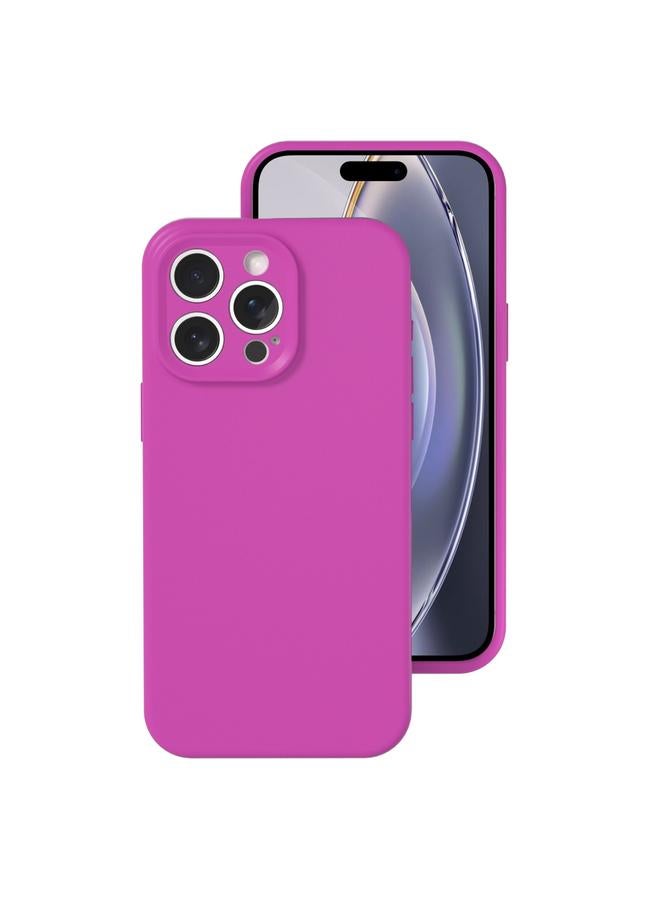 S-TOP Case For iPhone 16 Pro Max Precise Hole Liquid Silicone Jelly Color Full Coverage Phone Case - Image 1