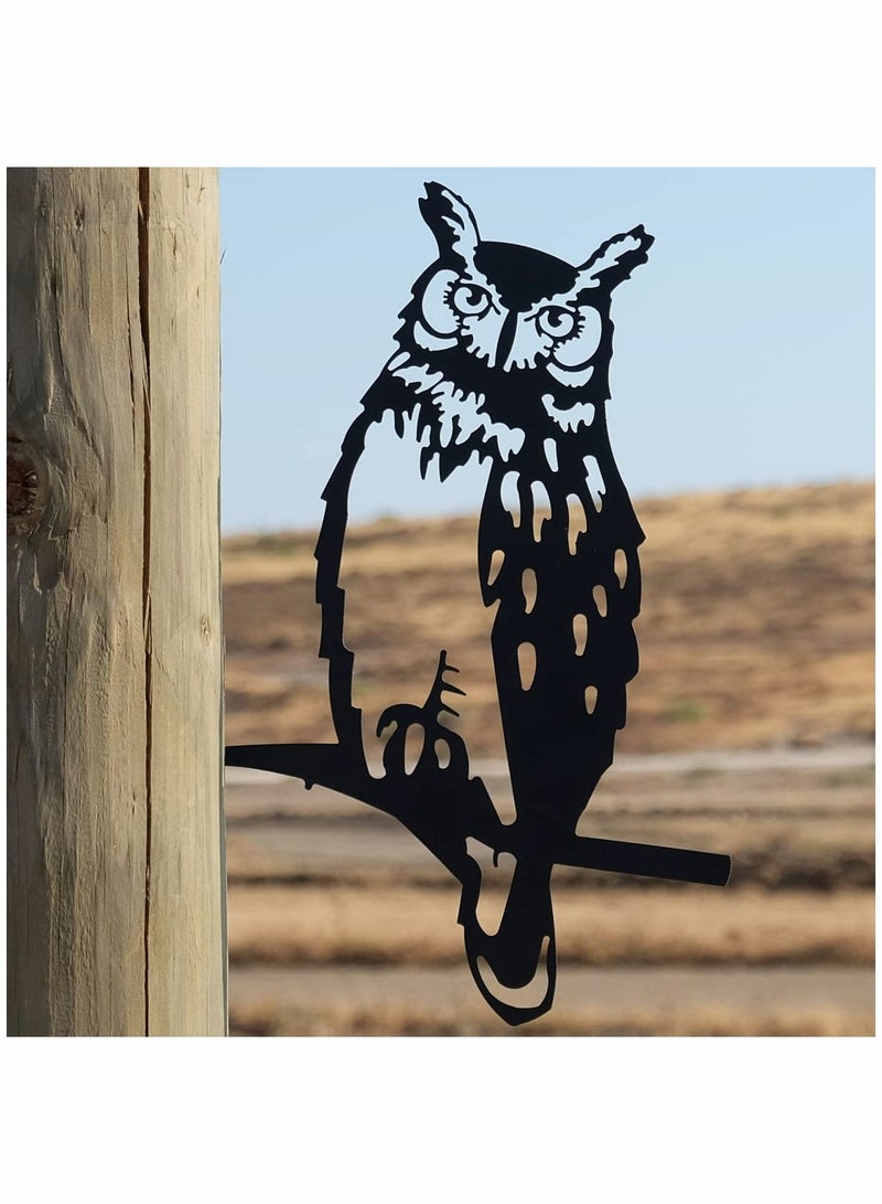 سيوسي البومة المعدنية ، ديكور ساحة الطيور المعدنية ، فن الفناء المعدني ، بومة الحديقة ، زينة الشجرة في الهواء الطلق ، البومة ، ديكور الفناء الخلفي ، هدية الحديقة ، ديكور الحديقة والفناء ، الديكور الخارجي - Image 5