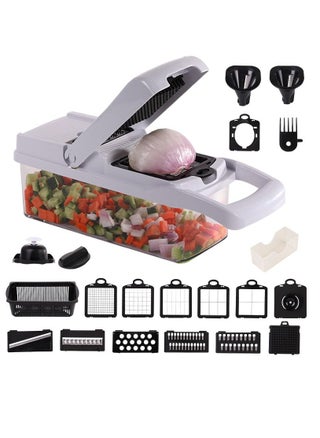Multifunctional 6 in 1 Food Chopper Kitchen Vegetable Slicer Dicer Cutter Veggie Carrot and Garlic Chopper - pzsku/Z8F43A163805496CE4FB7Z/45/_/1718082983/82c938b2-aae5-45bc-94eb-1ca75ff59521