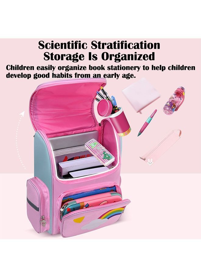 ZCM-HAPPY Unicorn Children's Backpack Large Capacity Space Bag Cute Cartoon Backpack  - Image 2