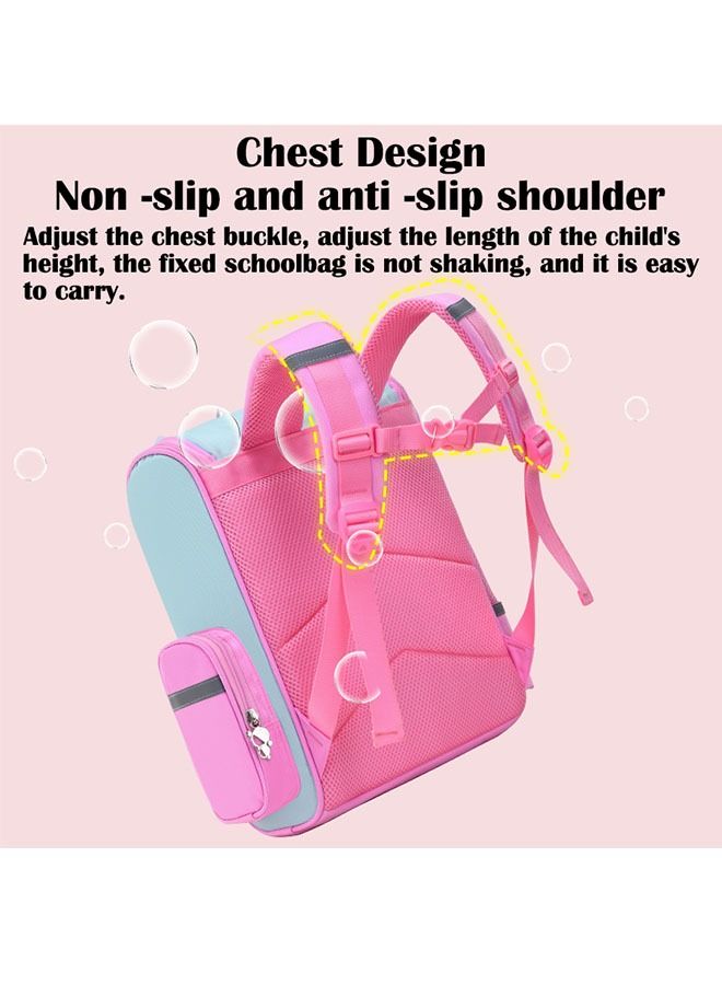 ZCM-HAPPY Unicorn Children's Backpack Large Capacity Space Bag Cute Cartoon Backpack  - Image 4