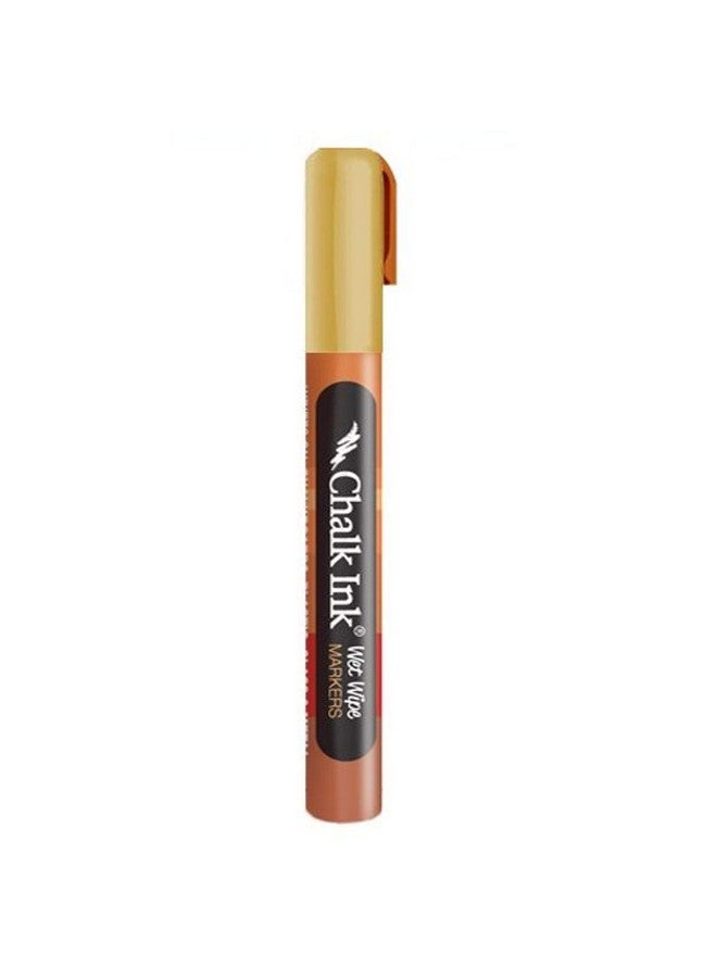Chalk Ink Chalk Ink Metallic Wet Wipe Marker, 6 mm, Solid Gold Dancer