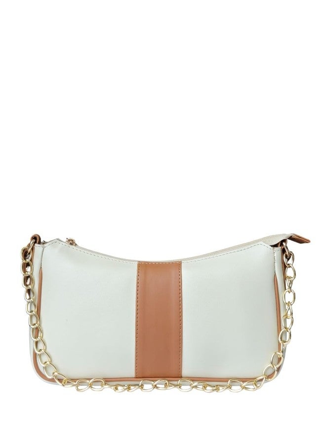 IMARS Premium White Shoulder bag with sling strap for women | Stylish crossbody bag | Ladies shoulder purse - Image 1
