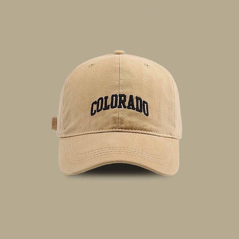 2025 New Oversized Baseball Cap with Embroidery, Sun Protection, and Face-Slimming Design - Versatile Lettered Snapback for Men & Women
