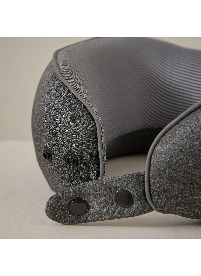 Home Box Cloud Comfort Memory Foam Neck Pillow - 24X25X12 Cm  - Image 3