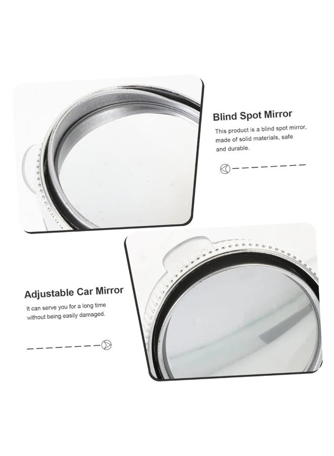 2 small car mirrors - wider road view and mounted on the side mirrors - Image 2