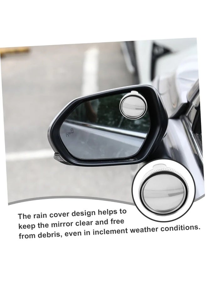 2 small car mirrors - wider road view and mounted on the side mirrors - Image 4
