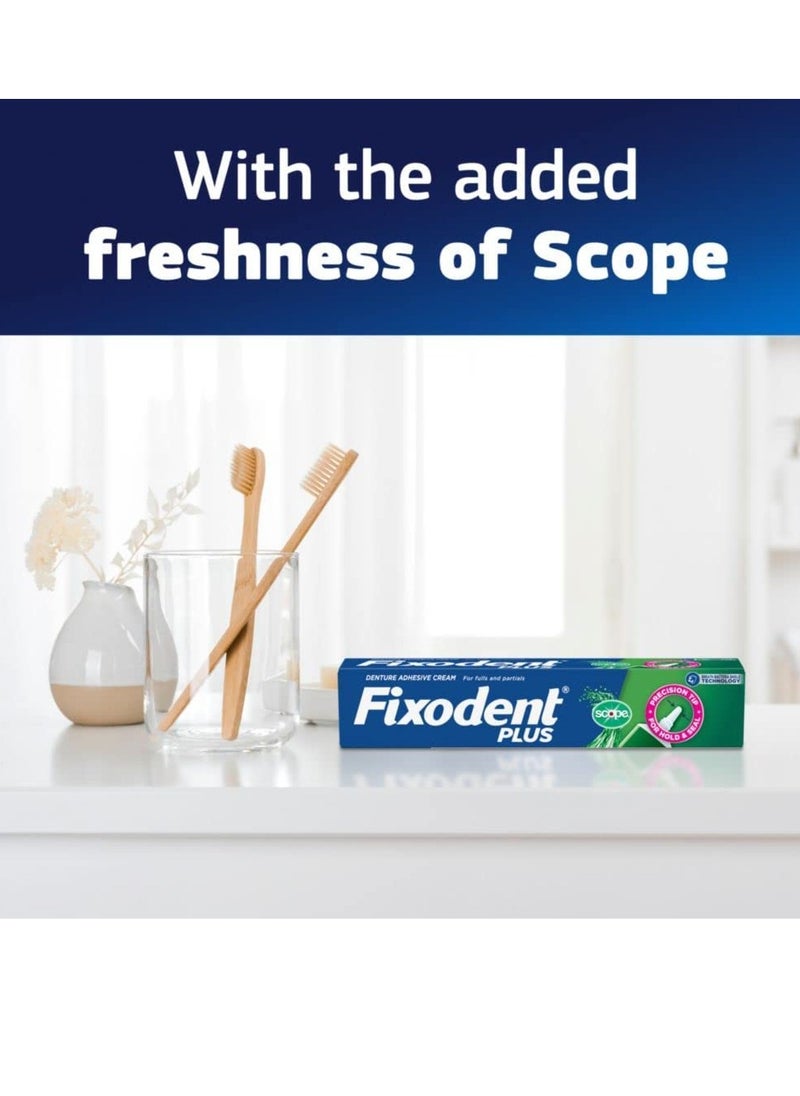 Fixodent Fixodent Control Denture Adhesive Cream Plus Scope Flavor, 2 Oz (Pack of 6)  - Image 2