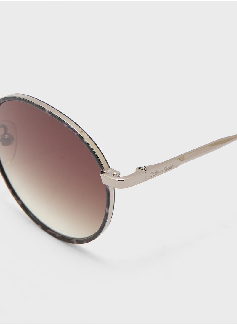 CALVIN KLEIN Round Sunglasses  - Image 4