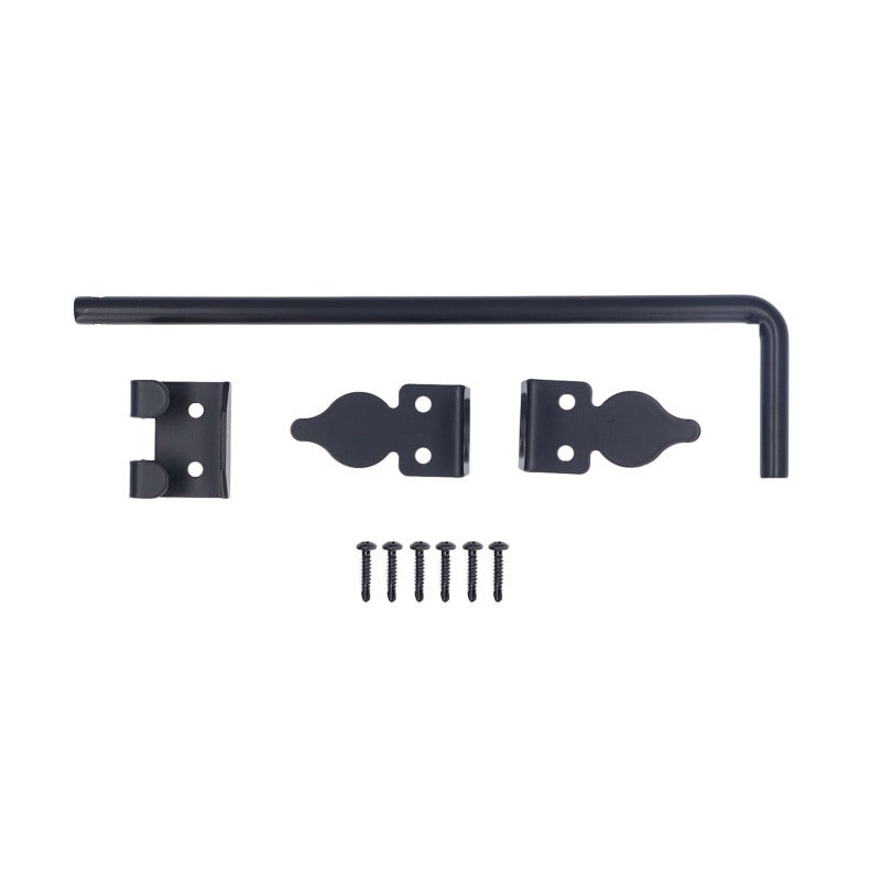 Cane Bolt: Solid Steel Construction - Erosion Resistant Heavy Duty Gate Latch for Outdoor & Indoor Gate Security, Wooden Metal Iron Gates, Child Pet Safety - Image 1