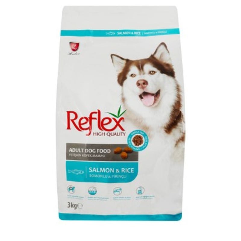 Reflex Dry Food with Salmon & Rice for Adult Dogs , 3 kg