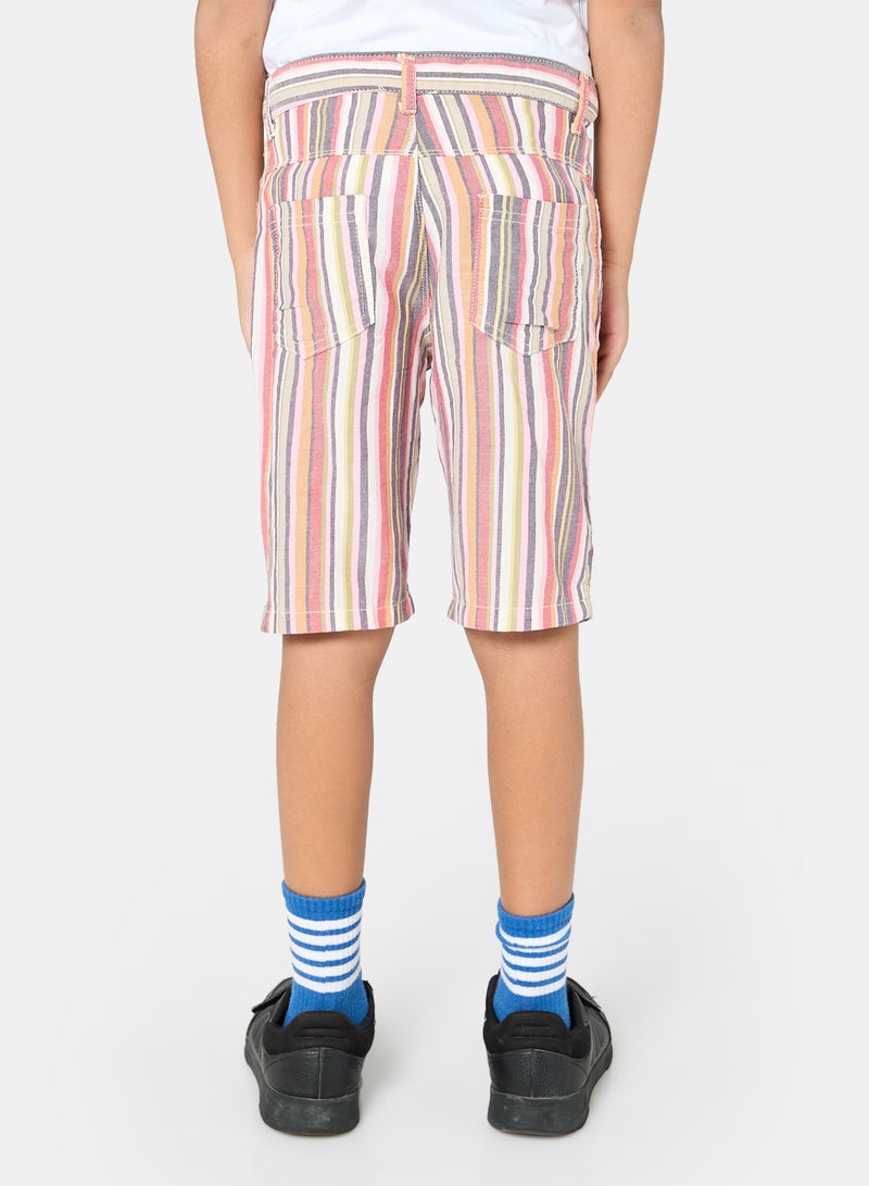 Panco Boys FLEXIBLE Striped Shorts - Image 2