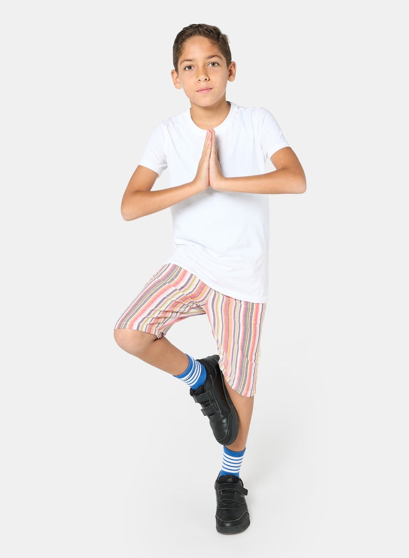 Panco Boys FLEXIBLE Striped Shorts - Image 4