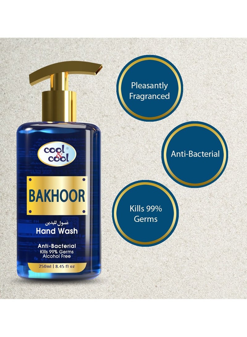 كول اند كول غسول اليدين بخور من السلسلة العربية من كول اند كول - 250 مل - مضاد للبكتيريا، خالي من الكحول، مرطب بفيتامين E، تركيبة تقتل الجراثيم بنسبة 99% - Image 3