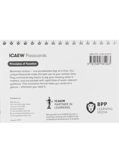 ICAEW Principles of Taxation: Passcards  - Image 1