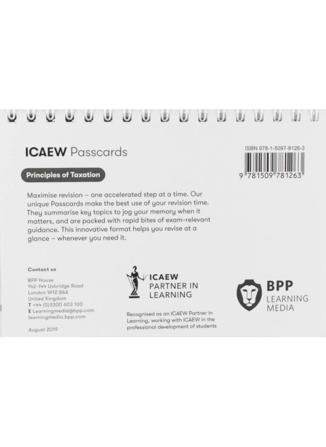 null - ICAEW Principles of Taxation: Passcards - Image 1
