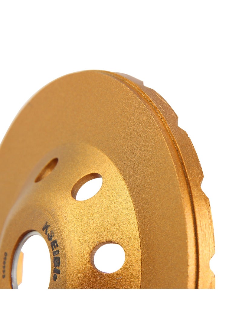 KSEIBI Diamond Cup Wheel, Superturbo, "115x22.2MM, Diamond, Turbo Segmented Grinding Wheel, Concrete Grinding Disc, for Grinding Concrete and Stones Suitable for Grinding Machines and Abrasives. - Image 5