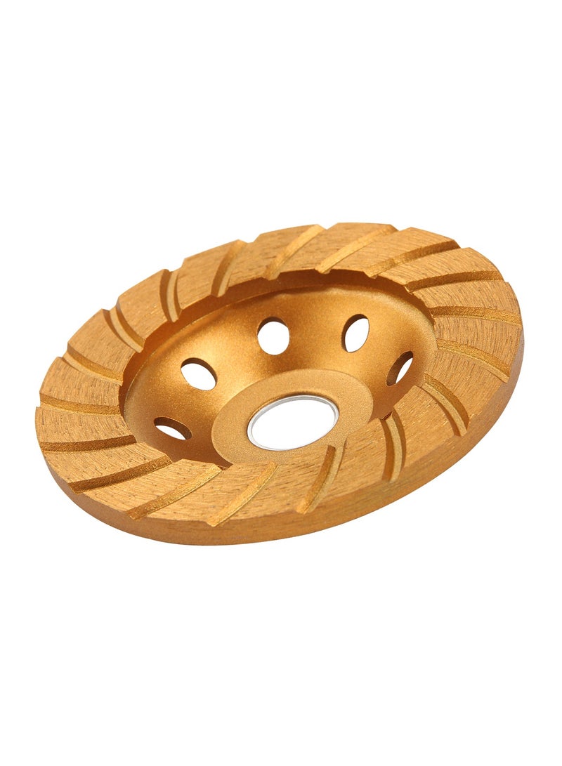 KSEIBI Diamond Cup Wheel, Superturbo, "115x22.2MM, Diamond, Turbo Segmented Grinding Wheel, Concrete Grinding Disc, for Grinding Concrete and Stones Suitable for Grinding Machines and Abrasives. - Image 3