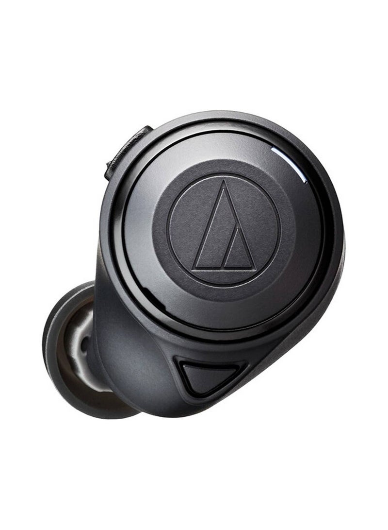 أوديو تكنيكا سماعات رأس Audio-Technica ATH-CKS50TW ANC True Wireless داخل الأذن، صوت جهير عميق مع ملاءمة محكمة، مشغلات Bass HD TWS مقاس 9 مم، تشغيل يصل إلى 20 ساعة، مقاومة لرذاذ الماء IPX4، أسود | ATH-CKS50TW - بي كيه - Image 3