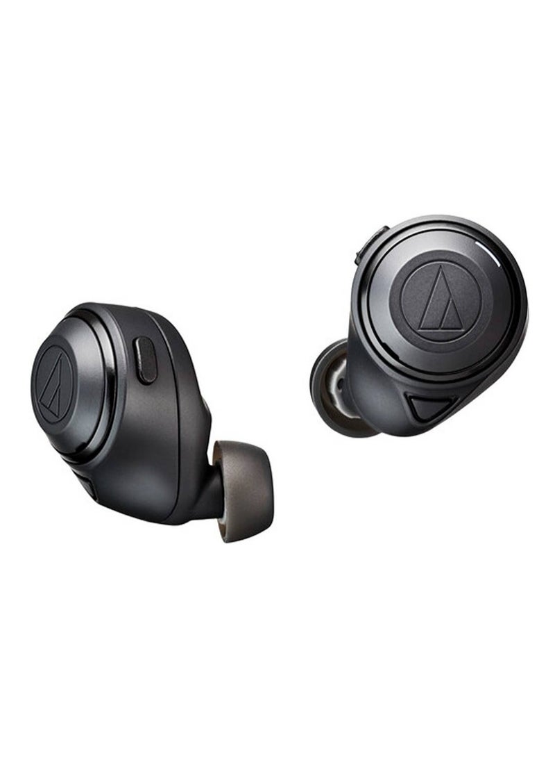 أوديو تكنيكا سماعات رأس Audio-Technica ATH-CKS50TW ANC True Wireless داخل الأذن، صوت جهير عميق مع ملاءمة محكمة، مشغلات Bass HD TWS مقاس 9 مم، تشغيل يصل إلى 20 ساعة، مقاومة لرذاذ الماء IPX4، أسود | ATH-CKS50TW - بي كيه - Image 2