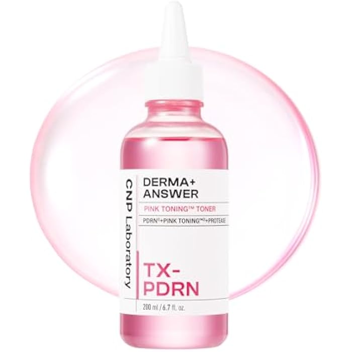 CNP Pink Toning™ Toner, PDRN + Tranexamic Acid Toner for Face, Salmon DNA, Niacinamide, for Glass Skin, Korean Skincare, 6.7 fl. oz. - Image 1