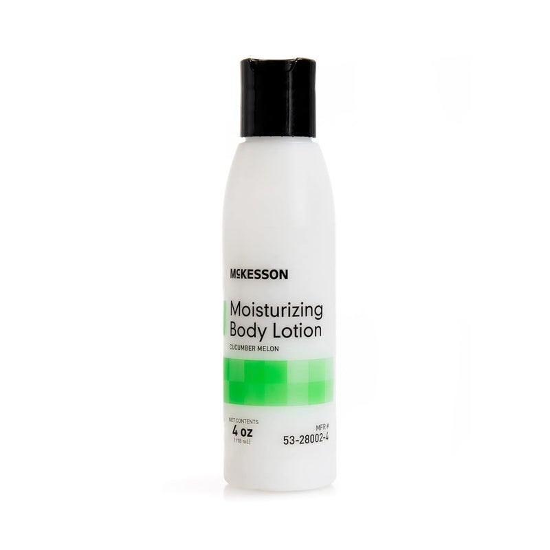 McKesson Hand and Body Lotion for Fragile Skin Moisturizes Dry Cracked Skin Cucumber Melon Scent 4 oz 48 Count - Image 4