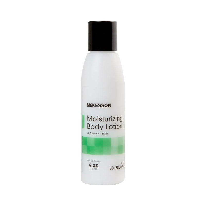 McKesson Hand and Body Lotion for Fragile Skin Moisturizes Dry Cracked Skin Cucumber Melon Scent 4 oz 48 Count - Image 1