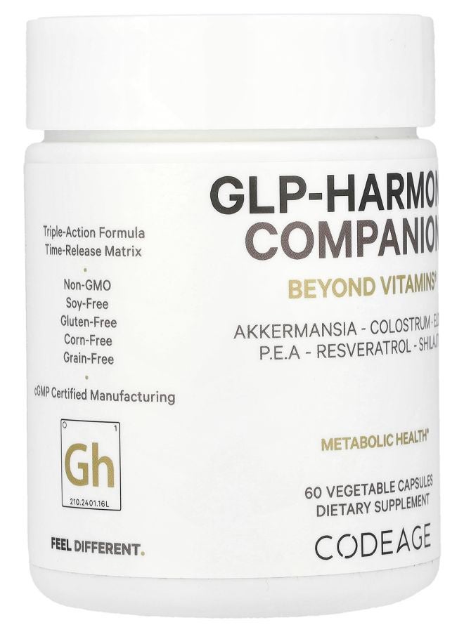 Codeage Beyond Vitamins® GLP-Harmony Companion+ 60 Vegetable Capsules - Image 2