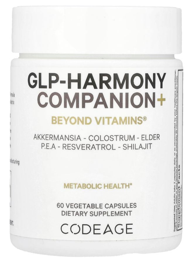 Codeage Beyond Vitamins® GLP-Harmony Companion+ 60 Vegetable Capsules - Image 1