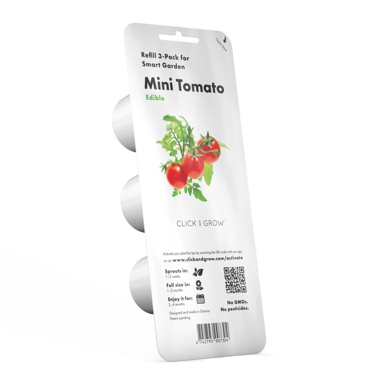 Click and Grow Smart Garden Mini Tomato Plant Pods, 3-Pack - Image 1