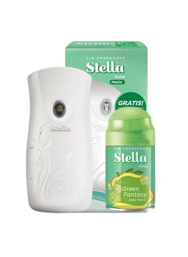 STELLA مجموعة ماتي (معطر + إعادة تعبئة) 225 مل فانتازيا خضراء - Image 1