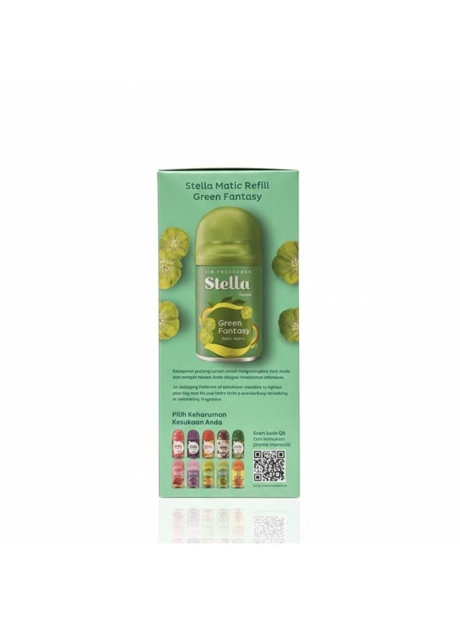 STELLA Matic Set Green Fantasy Diffuser With Refill - Image 3