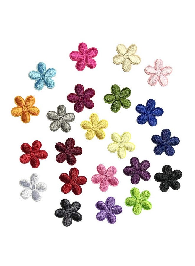 Juland 23Pcs Mini Sun Flower Embroidered Patches Self Adhesive Embroidered Custom Backpack Patches For Men, Women, Boys, Girls, Kids - Image 1