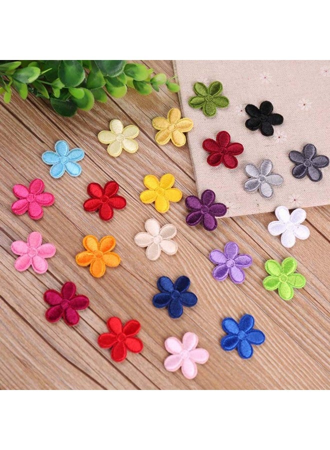 Juland 23Pcs Mini Sun Flower Embroidered Patches Self Adhesive Embroidered Custom Backpack Patches For Men, Women, Boys, Girls, Kids - Image 3