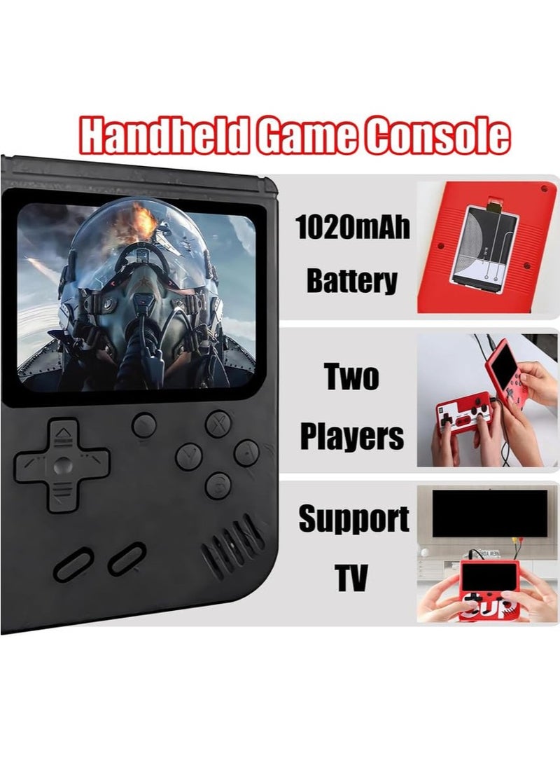 Daytoyz Portable Retro Gaming Console with 500 Built-In Games, Dual Player Mode, TV-Out Support & Included Controller – Handheld System with HDMI Connectivity for Home and Travel - Image 3