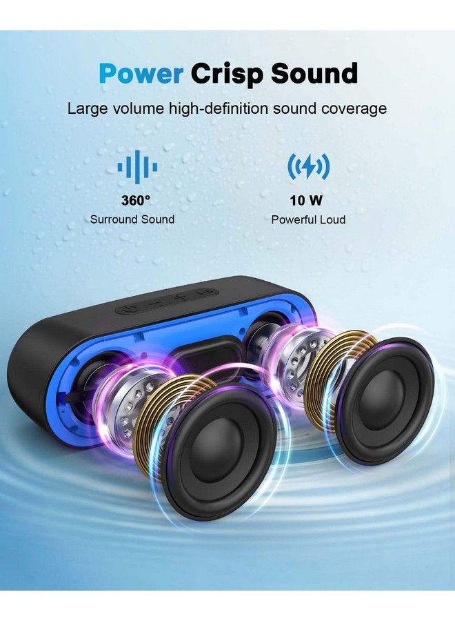 LENRUE Bluetooth Speakers Waterproof Portable Speakers With Tws 24 Playtime Stereo Sound Wireless For Home Shower Pool Beach Outdoor - Image 3