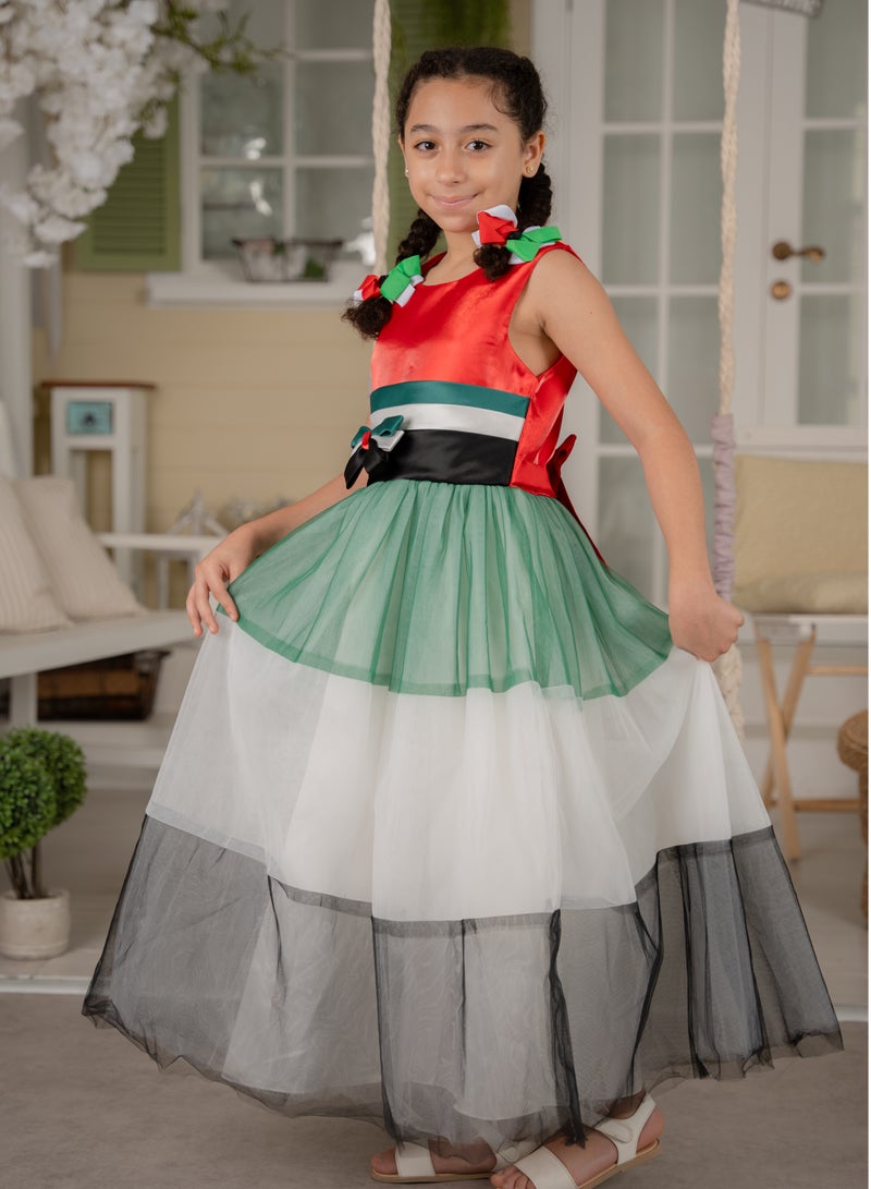 D'Daniela Aisha UAE National Day Flag Dress - Image 3