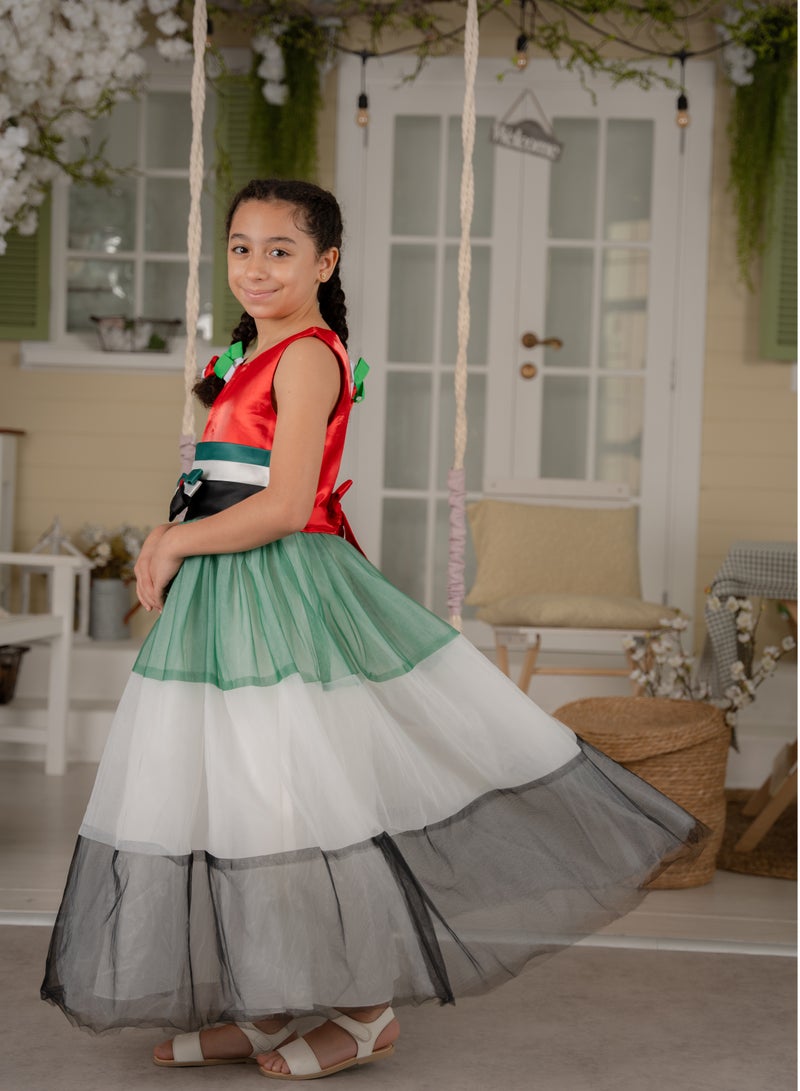 D'Daniela Aisha UAE National Day Flag Dress - Image 5