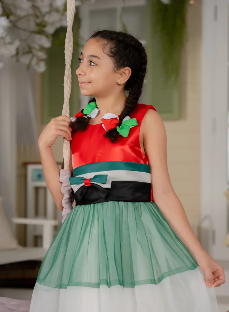 D'Daniela Aisha UAE National Day Flag Dress