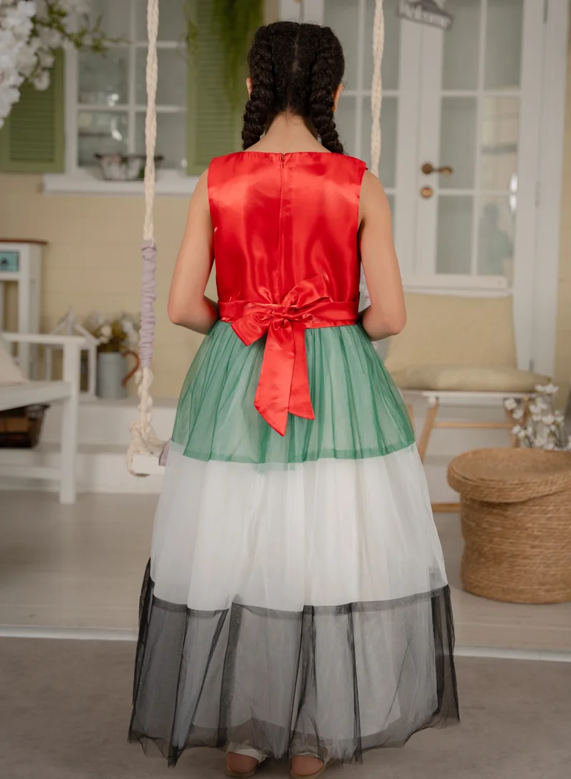 D'Daniela Aisha UAE National Day Flag Dress