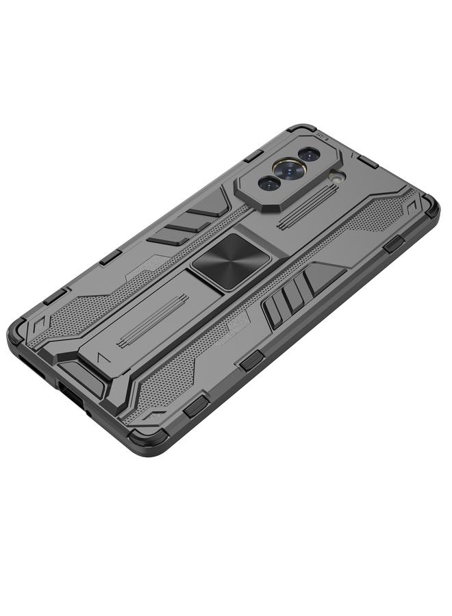 اس-توب جراب لهاتف Huawei Nova 10 4G Supersonic PC + جراب هاتف واقي مقاوم للصدمات من مادة TPU مع حامل - Image 5