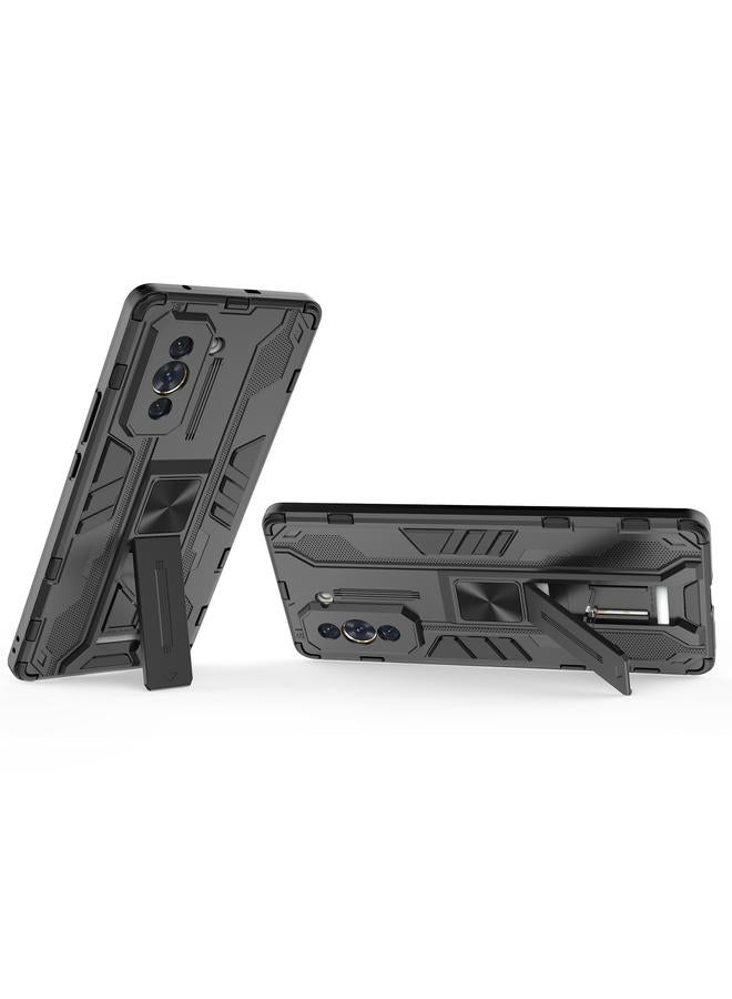 اس-توب جراب لهاتف Huawei Nova 10 4G Supersonic PC + جراب هاتف واقي مقاوم للصدمات من مادة TPU مع حامل - Image 3