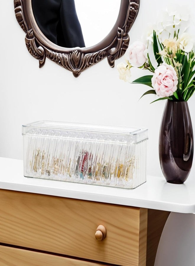 COLBEX Clear Jewelry Organizer Box, Plastic Jewelry Organizer Holder with 15 Portable Jewelry Cases, Travel Jewelry Storage for Earrings Rings Necklaces Brooch (1Box+14Cases) - Image 4