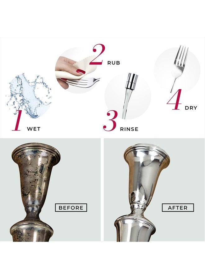 CONNOISSEURS Silver Cleaner Wipes, 10 Count - Image 4