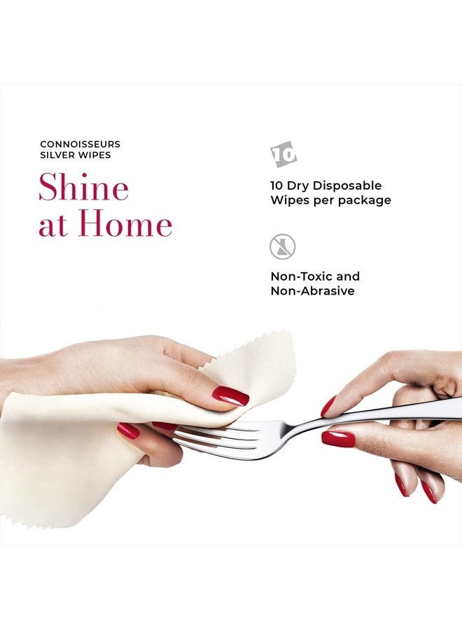 CONNOISSEURS Silver Cleaner Wipes, 10 Count - Image 3