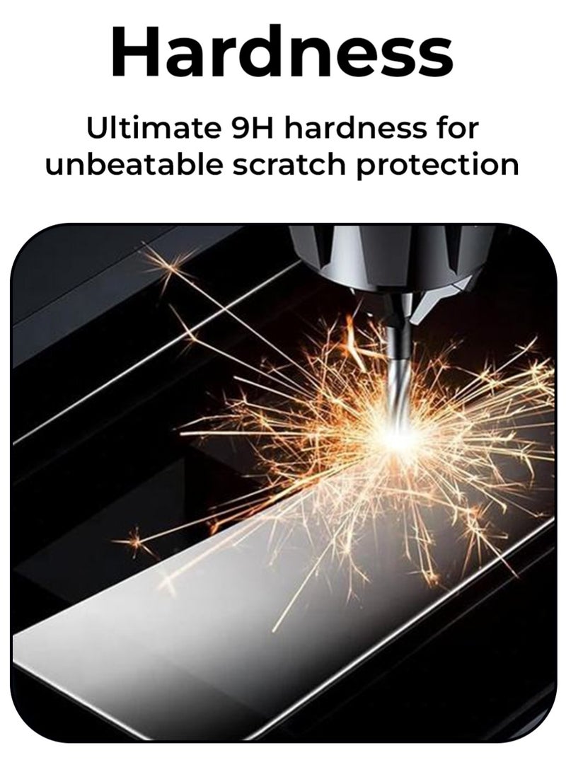 جلاسولوجي iPhone 17 Ultra HD Clear 9H Tempered Glass Screen Protector , Heavy-duty Protection, Anti-Fingerprint, Smudge-Free, Case-Friendly - Image 3