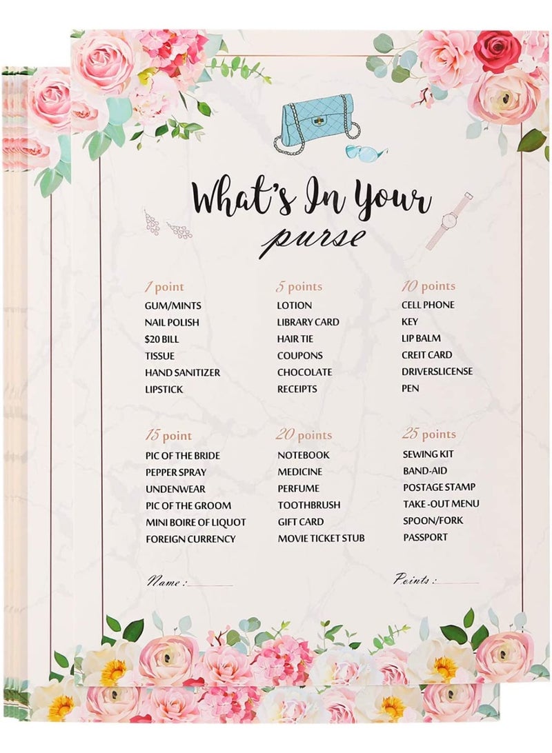 fantasize 40pcs Hen Night Party Games, Advice For The Bride Cards, How Well do You Know the Bride, 4 Games, for hen do or bridal shower with the bride to be, Pink, 5 x 7 Inches - Image 3